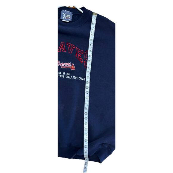 Vintage Atlanta Braves Sweatshirt 1995 World Series Champions XXL MLB Read Desc. - Picture 9 of 9